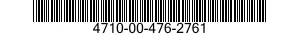 4710-00-476-2761  4710004762761 004762761