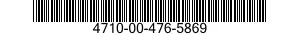 4710-00-476-5869 PIPE,PLASTIC 4710004765869 004765869