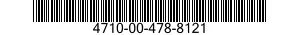 4710-00-478-8121  4710004788121 004788121