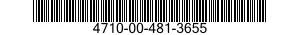 4710-00-481-3655  4710004813655 004813655