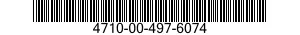 4710-00-497-6074  4710004976074 004976074