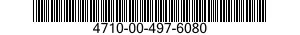 4710-00-497-6080  4710004976080 004976080