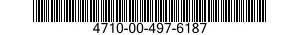 4710-00-497-6187  4710004976187 004976187