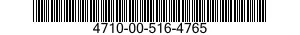 4710-00-516-4765  4710005164765 005164765