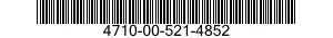 4710-00-521-4852  4710005214852 005214852