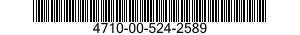 4710-00-524-2589  4710005242589 005242589