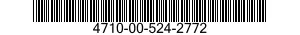 4710-00-524-2772  4710005242772 005242772