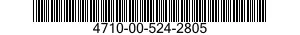 4710-00-524-2805  4710005242805 005242805