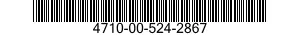 4710-00-524-2867  4710005242867 005242867
