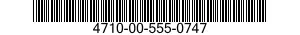 4710-00-555-0747  4710005550747 005550747