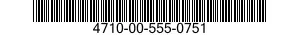 4710-00-555-0751  4710005550751 005550751