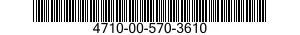 4710-00-570-3610  4710005703610 005703610