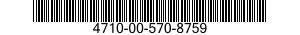 4710-00-570-8759 TUBE,METALLIC 4710005708759 005708759