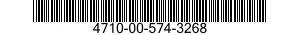4710-00-574-3268  4710005743268 005743268