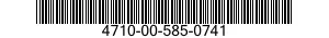 4710-00-585-0741  4710005850741 005850741