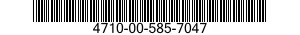 4710-00-585-7047  4710005857047 005857047