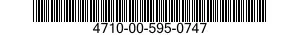 4710-00-595-0747  4710005950747 005950747