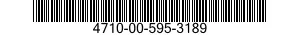 4710-00-595-3189  4710005953189 005953189