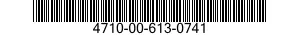 4710-00-613-0741  4710006130741 006130741