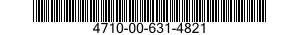4710-00-631-4821  4710006314821 006314821