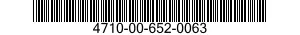 4710-00-652-0063  4710006520063 006520063