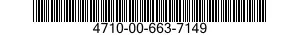 4710-00-663-7149  4710006637149 006637149