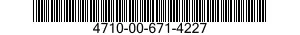 4710-00-671-4227  4710006714227 006714227