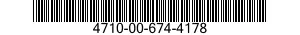 4710-00-674-4178  4710006744178 006744178