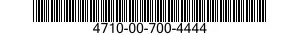 4710-00-700-4444  4710007004444 007004444