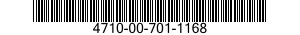 4710-00-701-1168  4710007011168 007011168
