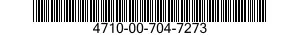 4710-00-704-7273  4710007047273 007047273