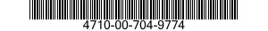 4710-00-704-9774  4710007049774 007049774