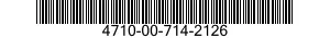 4710-00-714-2126  4710007142126 007142126