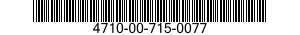 4710-00-715-0077  4710007150077 007150077