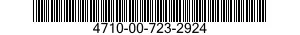 4710-00-723-2924  4710007232924 007232924