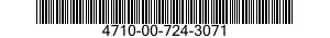4710-00-724-3071  4710007243071 007243071