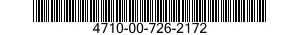 4710-00-726-2172  4710007262172 007262172