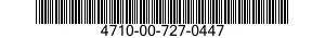 4710-00-727-0447  4710007270447 007270447