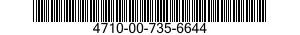 4710-00-735-6644  4710007356644 007356644
