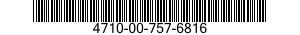 4710-00-757-6816  4710007576816 007576816