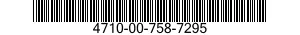 4710-00-758-7295  4710007587295 007587295