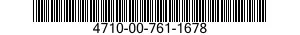 4710-00-761-1678  4710007611678 007611678