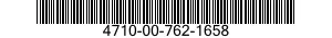 4710-00-762-1658  4710007621658 007621658