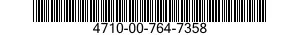 4710-00-764-7358  4710007647358 007647358