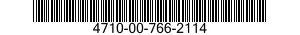 4710-00-766-2114  4710007662114 007662114