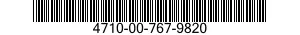 4710-00-767-9820  4710007679820 007679820