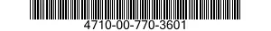 4710-00-770-3601  4710007703601 007703601
