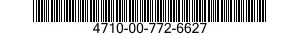 4710-00-772-6627  4710007726627 007726627