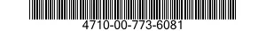 4710-00-773-6081  4710007736081 007736081