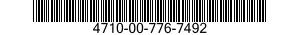 4710-00-776-7492  4710007767492 007767492